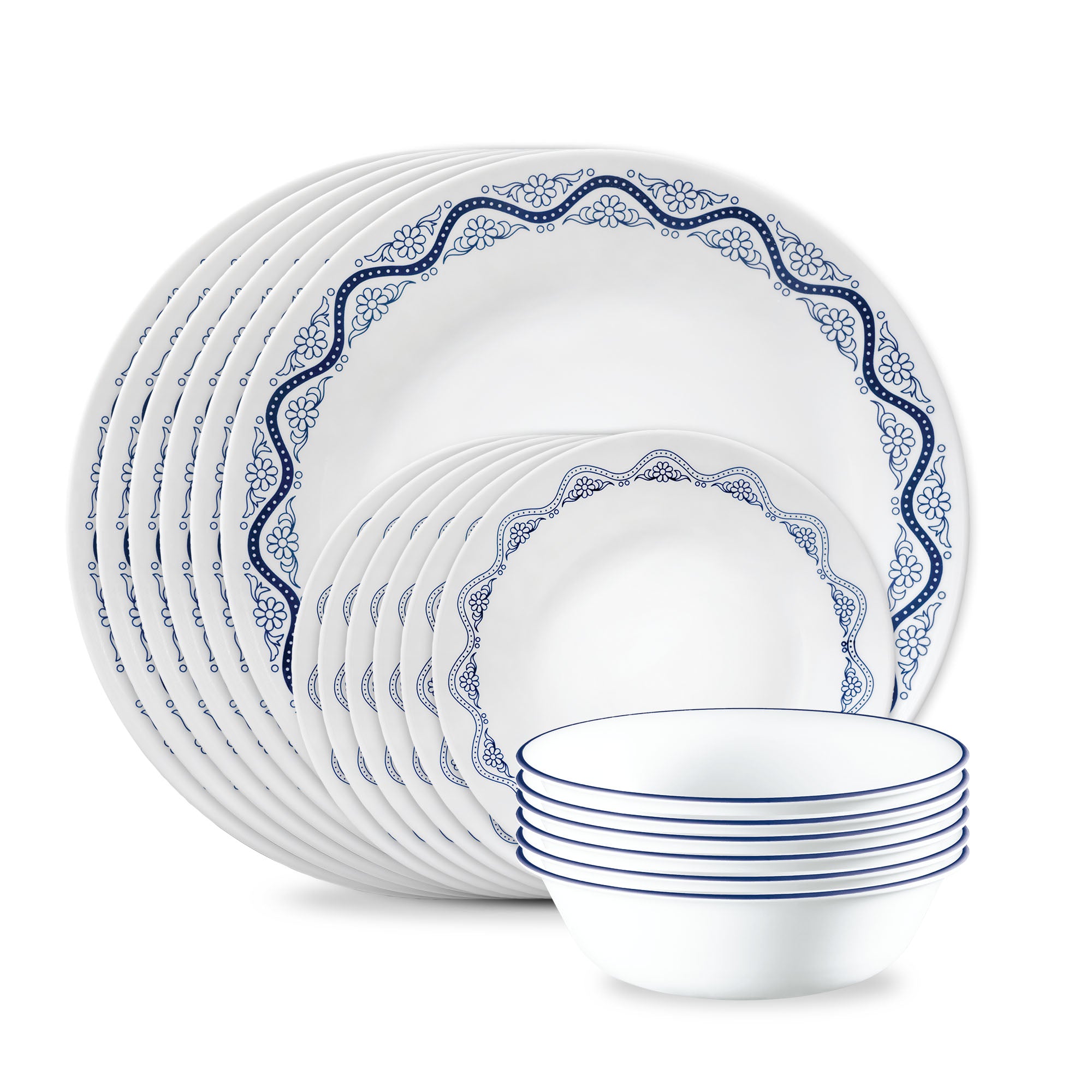 Corelle® Orleans 18-piece Dinnerware Set. Service for 6
