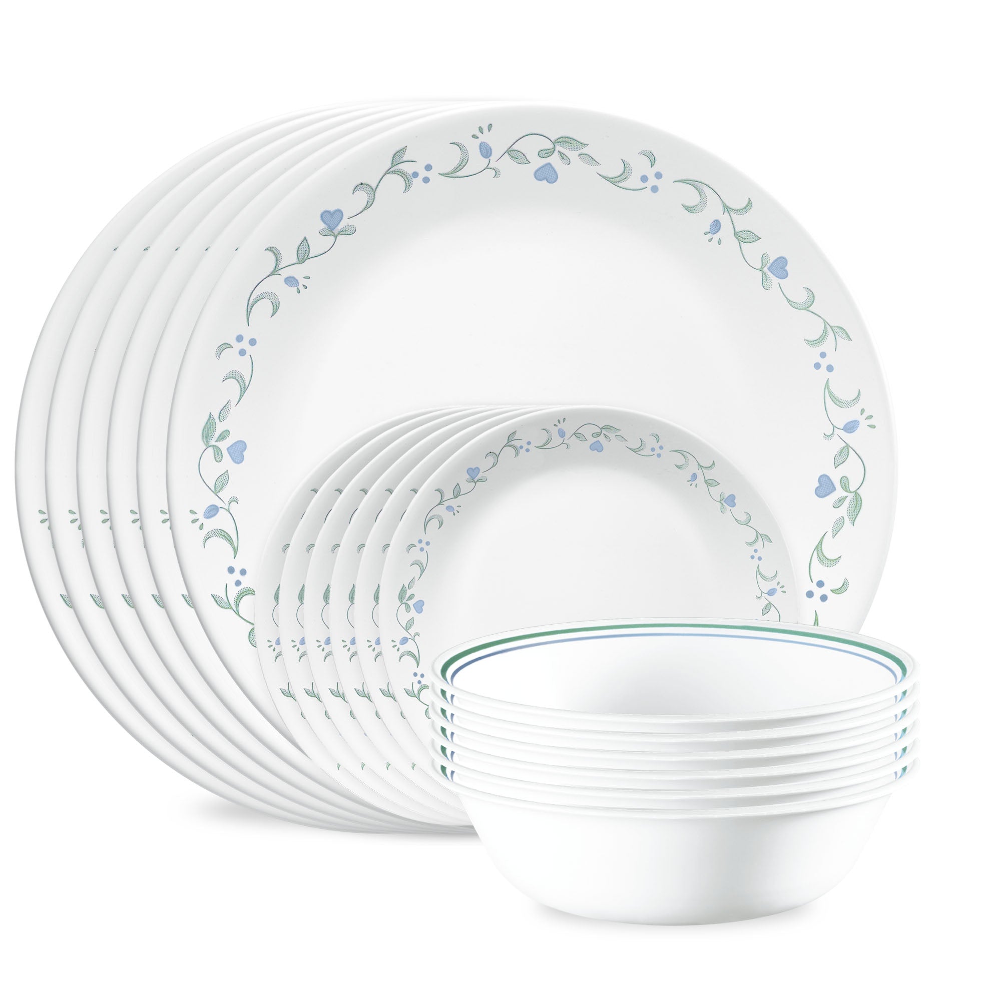 Corelle® Country Cottage 18-piece Dinnerware Set. Service for 6