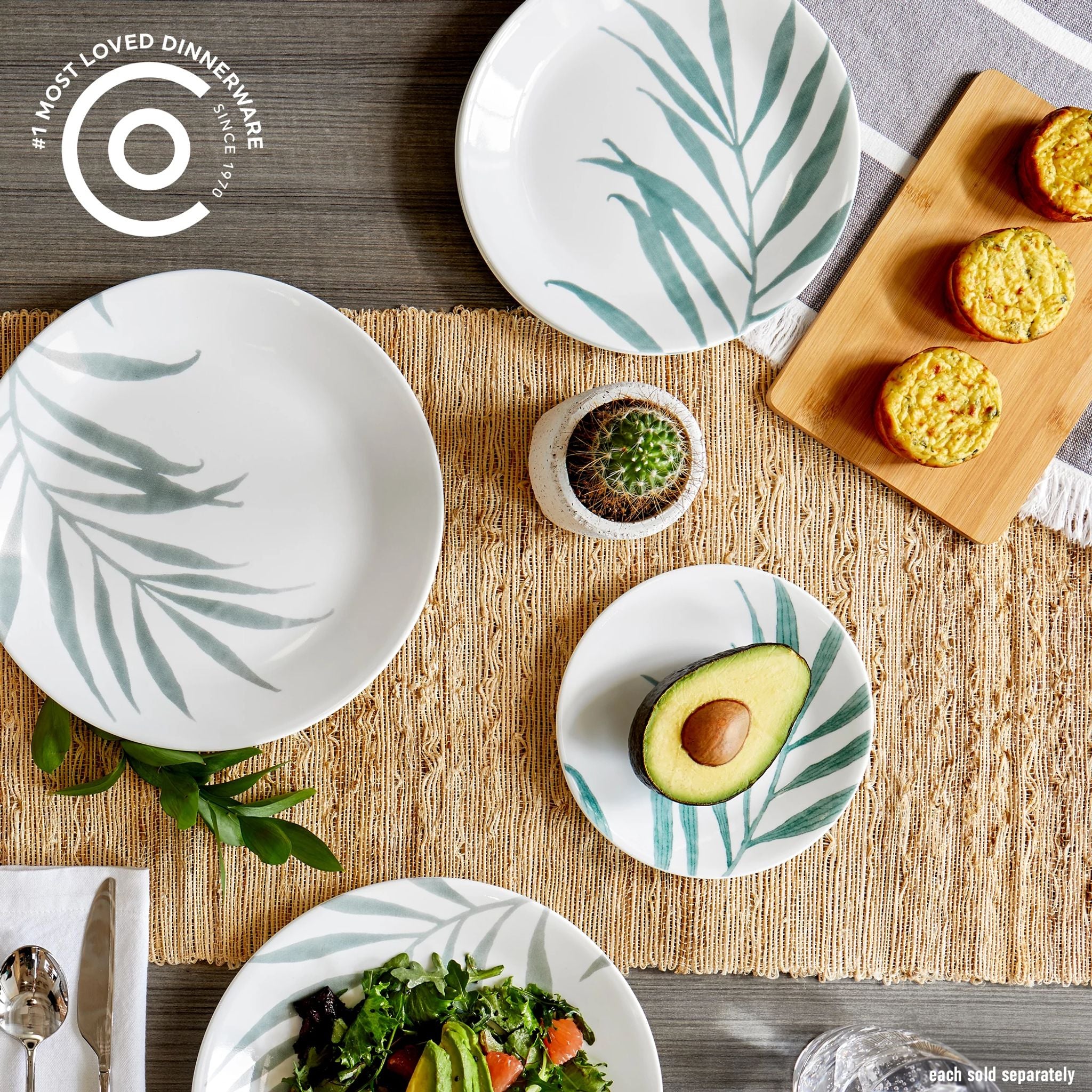 Corelle® Solar Print 10.25 Dinner Plate. EXCLUSIVE - Image 2