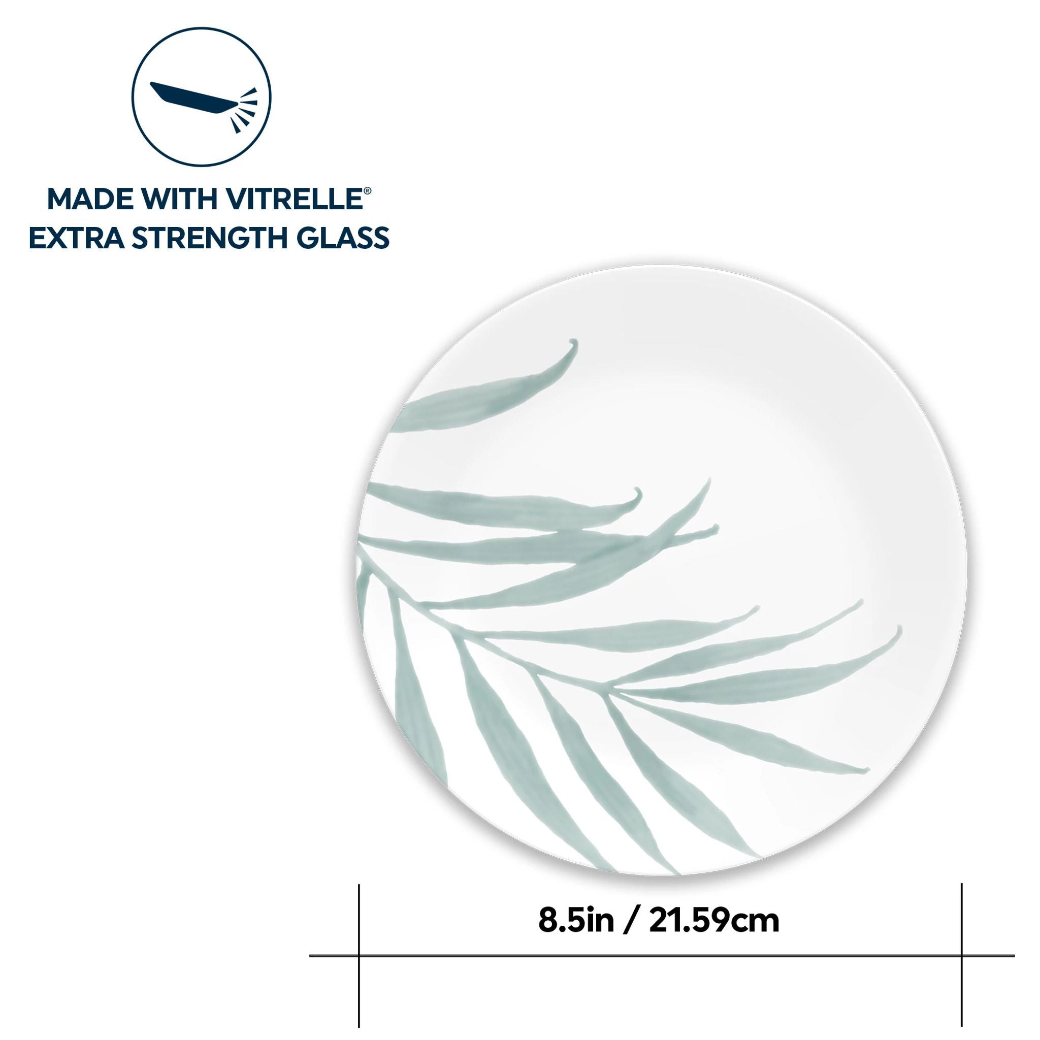 Corelle® Solar Print 8.5 Salad Plate. EXCLUSIVE - Image 4