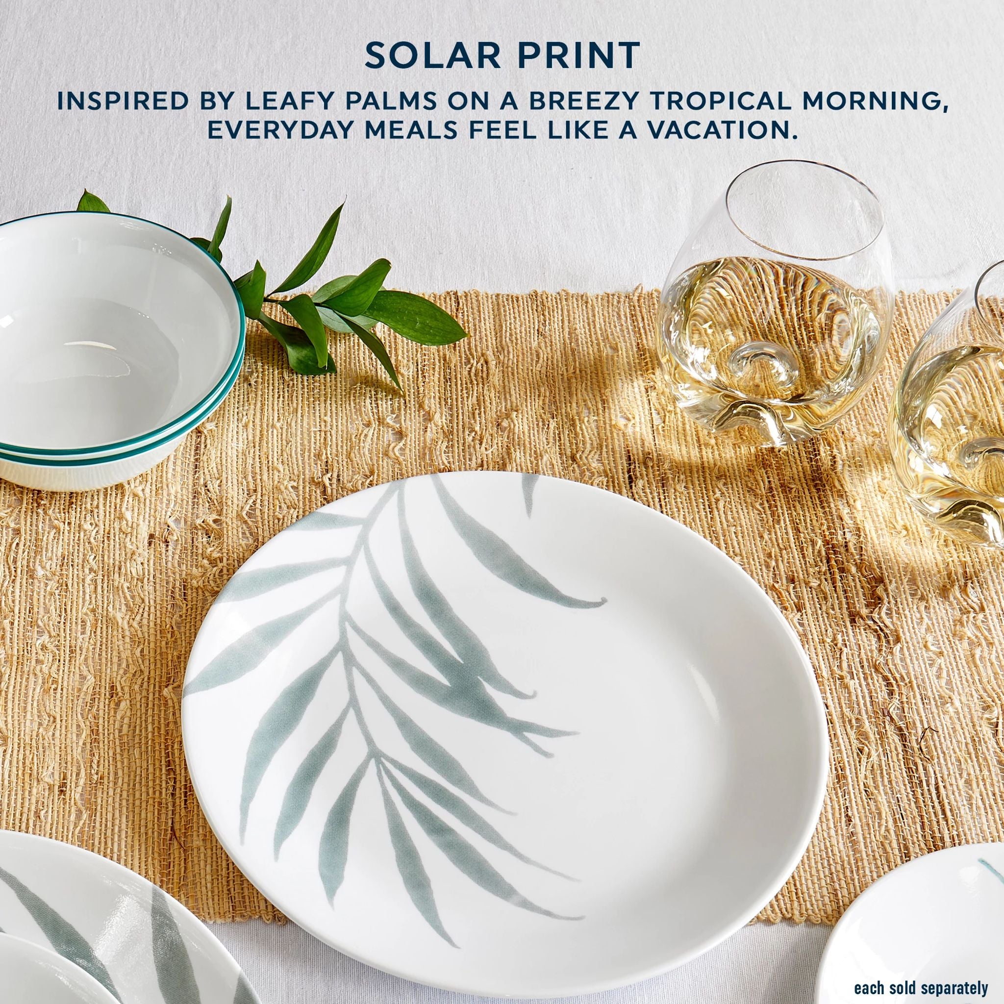 Corelle® Solar Print 8.5 Salad Plate. EXCLUSIVE - Image 6