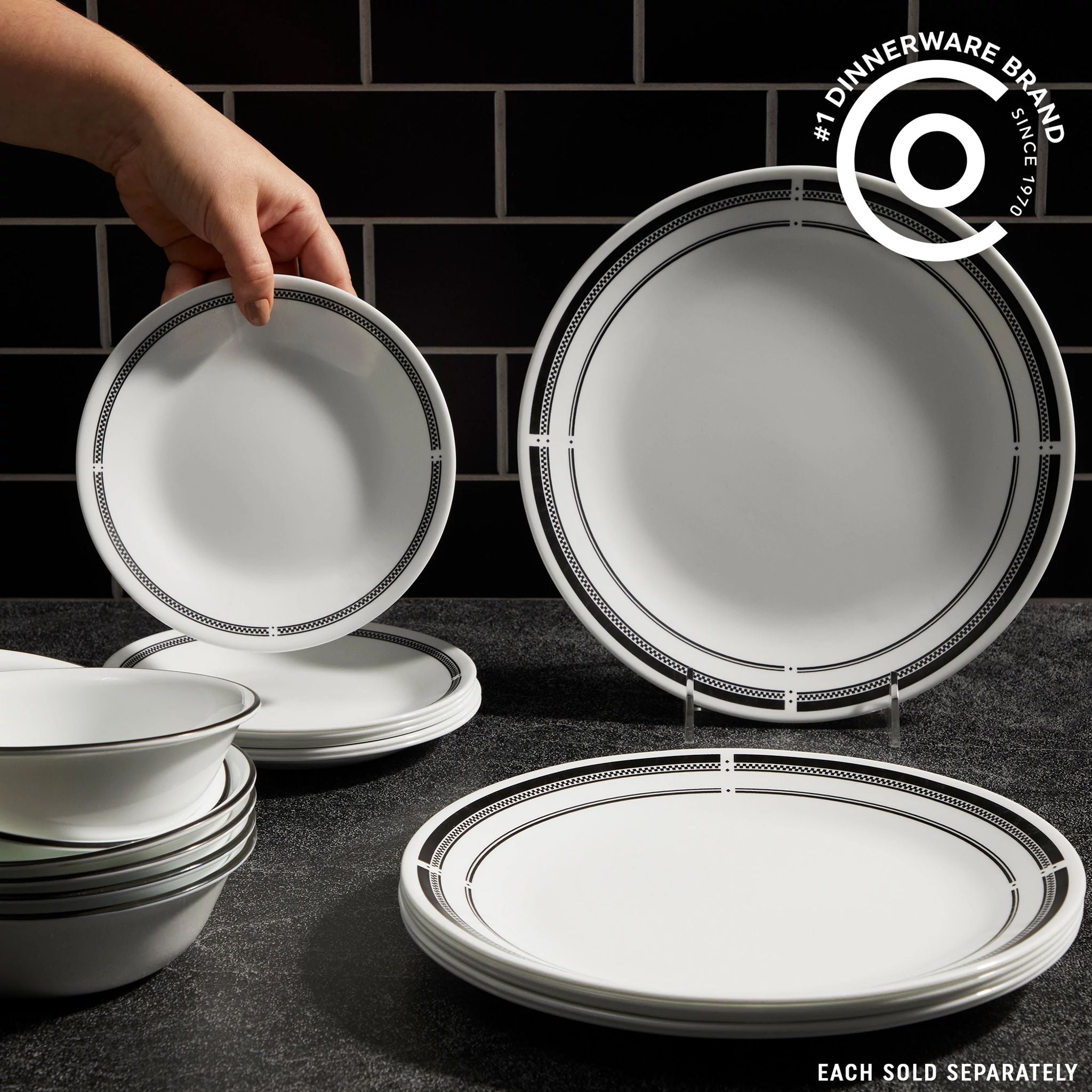 Corelle® Brasserie 10.25 Dinner Plates. 6-pack - Image 2