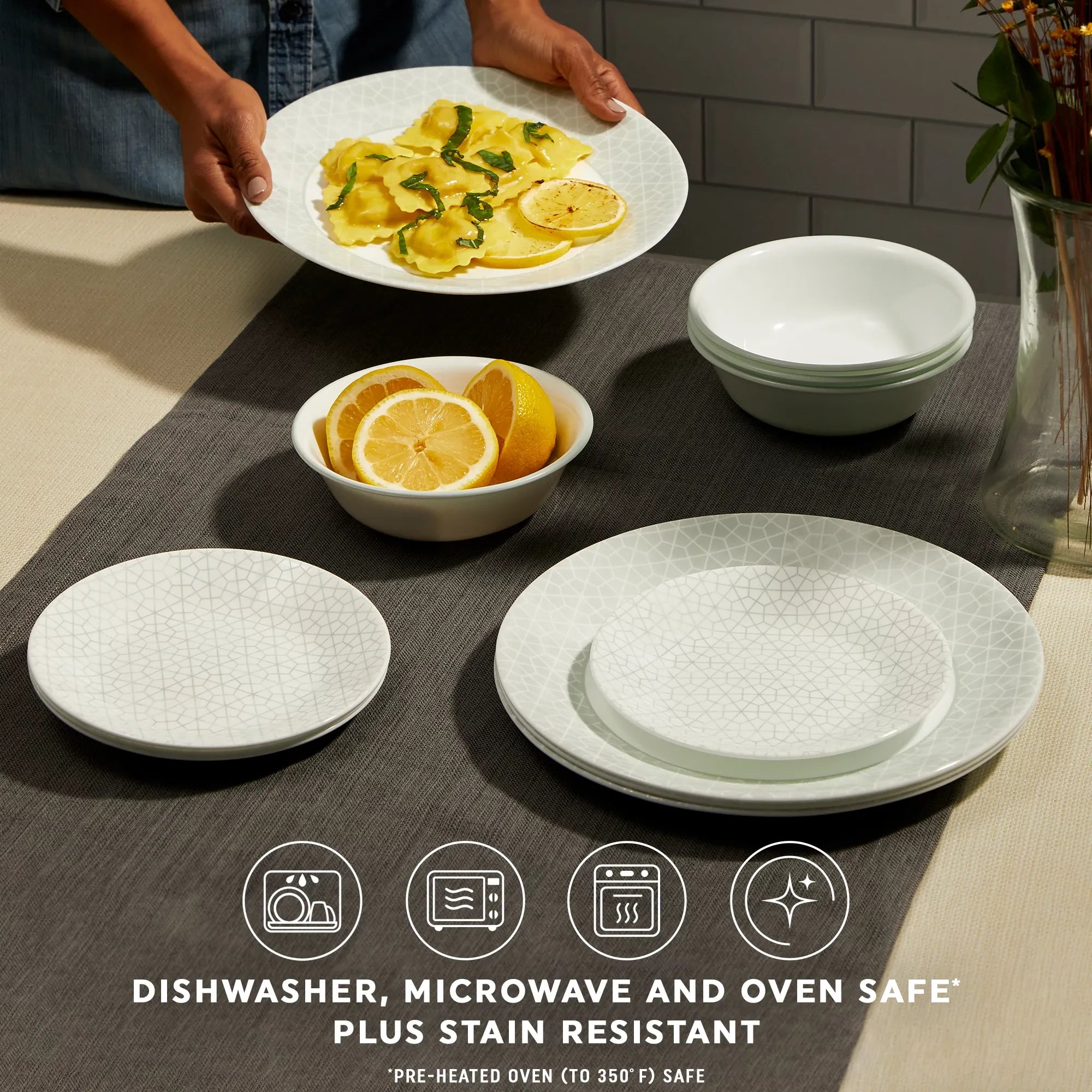 Corelle® Knox 12-piece Dinnerware Set. Service for 4 - Image 5