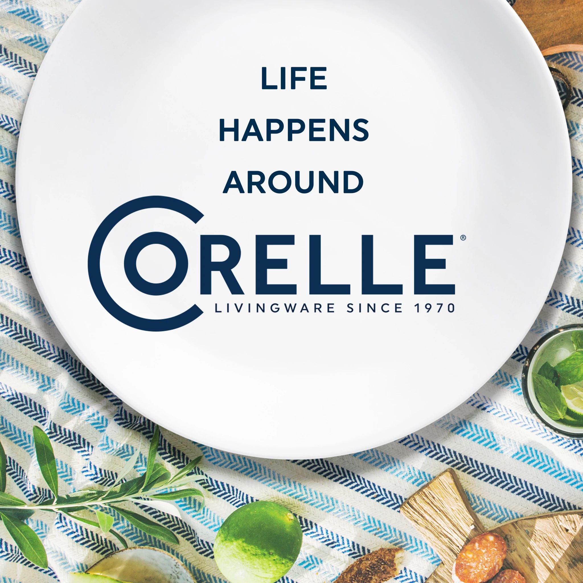 Corelle® Mystic Gray 10.25 Dinner Plate - Image 5